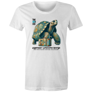 Nature's Navigators: Lonesome George Women's T-Shirt XSM-2XL