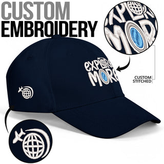 Explore More Blue Embroidered Cap
