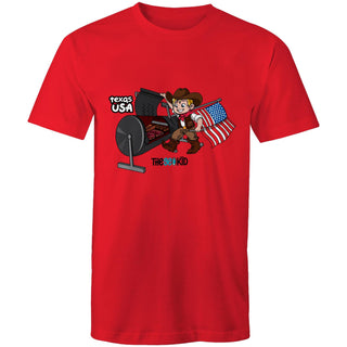 Tasty Travels: Texas, USA Mens T-Shirt SM-4XL
