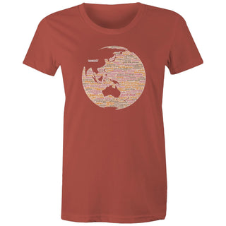 Nations: Peach Women's T-Shirt XSM - 2XL
