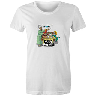 Tasty Travels: Kobe, Japan Women's T-Shirt XSM-2XL