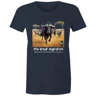 Nature's Navigators: Great Migration Women's T-Shirt XSM-2XL