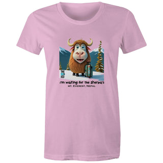 Nature's Navigators: Happy Yak Women's T-Shirt XSM-2XL