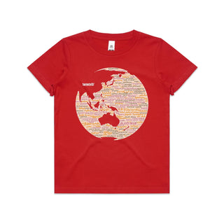 Nations: Peach Kids/Youth T-Shirt 4-14