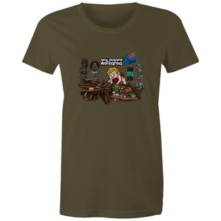 Tasty Travels: Aotearoa, NZ Women's T-Shirt XSM-2XL