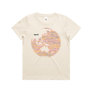 Nations: Peach Kids/Youth T-Shirt 4-14
