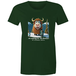 Nature's Navigators: Happy Yak Women's T-Shirt XSM-2XL