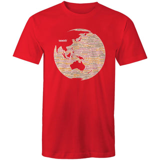 Nations: Peach Mens T-Shirt SM-4XL