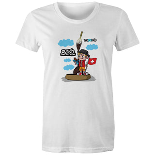 Tasty Travels: Zurich, Switzerland Women's T-Shirt XSM-2XL