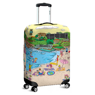 Geo in Bondi Beach Luggage Cover
