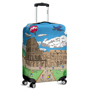 Geo in Rome Italy Luggage Cover