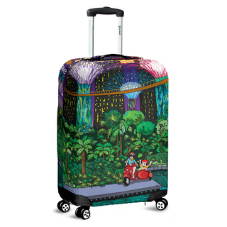 Geo in Singapore Luggage Cover