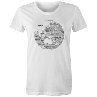 Nations: Monochrome Women's TShirt XSM-2XL