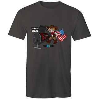 Tasty Travels: Texas, USA Mens T-Shirt SM-4XL