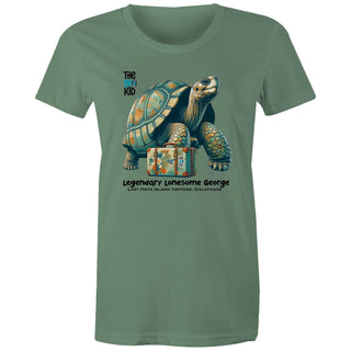 Nature's Navigators: Lonesome George Women's T-Shirt XSM-2XL