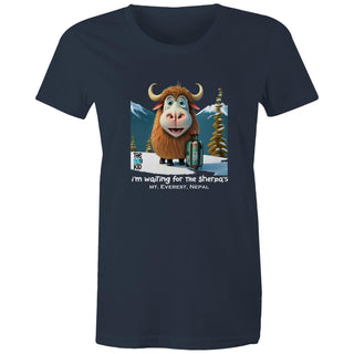 Nature's Navigators: Happy Yak Women's T-Shirt XSM-2XL