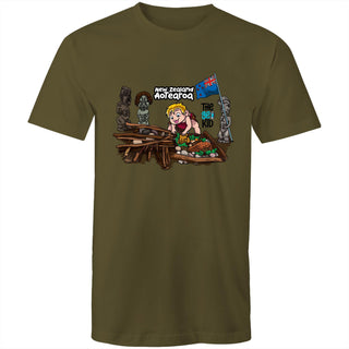 Tasty Travels: Aotearoa, NZ Men's T-Shirt SM-4XL