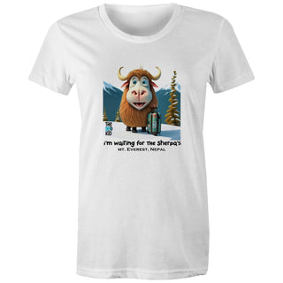 Nature's Navigators: Happy Yak Women's T-Shirt XSM-2XL