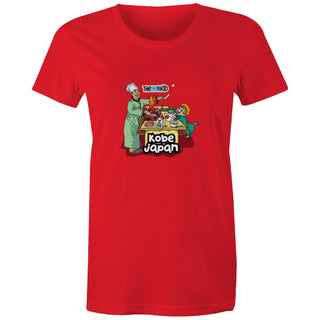 Tasty Travels: Kobe, Japan Women's T-Shirt XSM-2XL