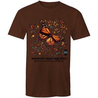Nature's Navigators: Mexican Monarchs Men's T-Shirt SM-4XL