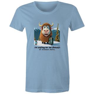 Nature's Navigators: Happy Yak Women's T-Shirt XSM-2XL