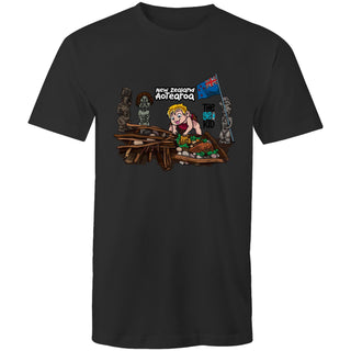 Tasty Travels: Aotearoa, NZ Men's T-Shirt SM-4XL