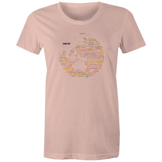 Nations: Peach Women's T-Shirt XSM - 2XL