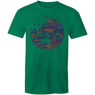 Nations: Vibrant Mens T-Shirt SM-4XL