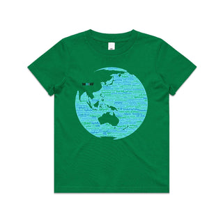 Nations: Turquoise Kids/Youth T-Shirt 4-14