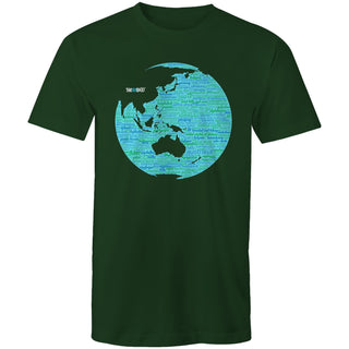 Nations: Turquoise Mens T-Shirt SM-4XL