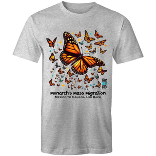 Nature's Navigators: Mexican Monarchs Men's T-Shirt SM-4XL