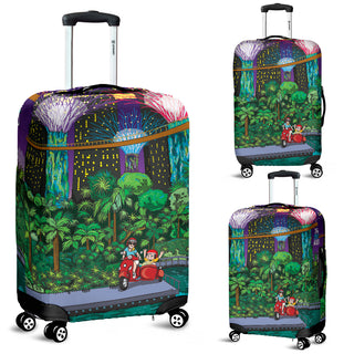 Geo in Singapore Luggage Cover