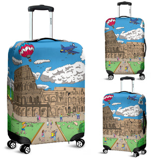 Geo in Rome Italy Luggage Cover