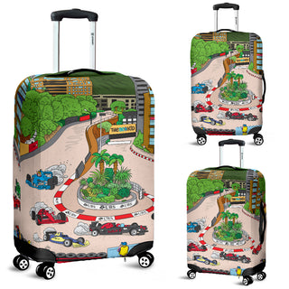Geo in Monaco Monte Carlo Luggage Cover