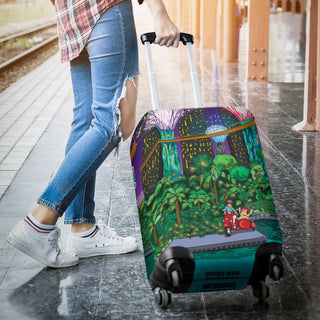 Geo in Singapore Luggage Cover