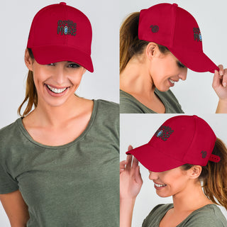 Explore More Burgundy Red Embroided Cap
