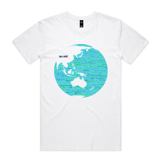 Nations: Turquoise Men's T-Shirt SM-4XL