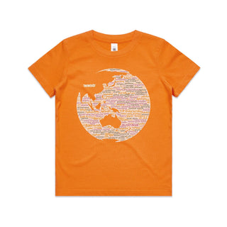 Nations: Peach Kids/Youth T-Shirt 4-14