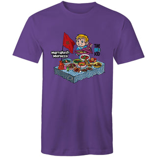 Tasty Travels: Marrakesh, Morocco Mens T-Shirt SM-4XL
