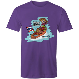 Tasty Travels: Damnoen Saduak, Thailand Mens T-Shirt SM-4XL