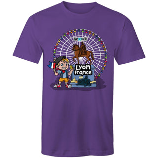 Tasty Travels: Lyon, France Men's T-Shirt SM-4XL