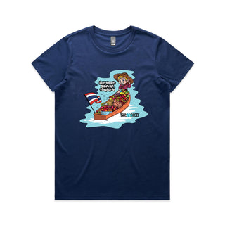 Tasty Travels: Damnoen Saduak, Thailand Women's T-Shirt XS-3XL