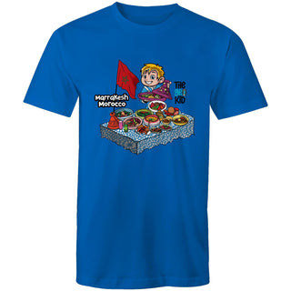 Tasty Travels: Marrakesh, Morocco Mens T-Shirt SM-4XL