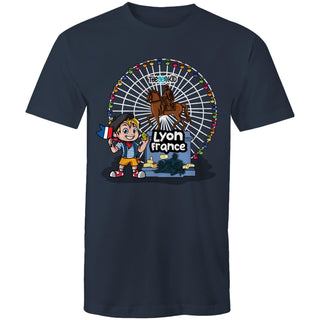 Tasty Travels: Lyon, France Men's T-Shirt SM-4XL