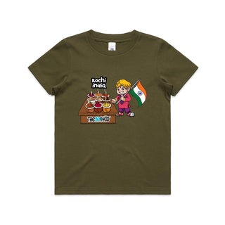 Tasty Travels: Kochi, India Kids/Youth T-Shirt 4-14