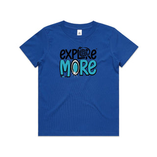 Explore More: Turquoise Kids/Teens T-Shirt 4-14