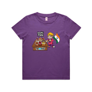 Tasty Travels: Kochi, India Kids/Youth T-Shirt 4-14