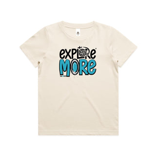 Explore More: Turquoise Kids/Teens T-Shirt 4-14