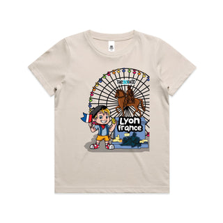 OLD Tasty Travels Lyon, France: Kids/Youth T-Shirt 4-14