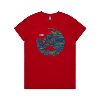 Nations: Vibrant Women's T-Shirt XS-3XL